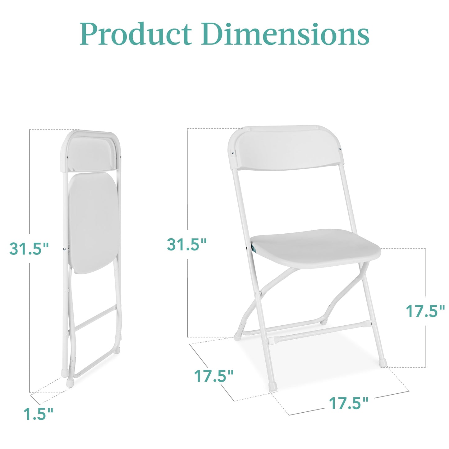 Set of 10 Folding Stacking Plastic Chairs with Non-Slip Feet designed for everyday comfort and storage