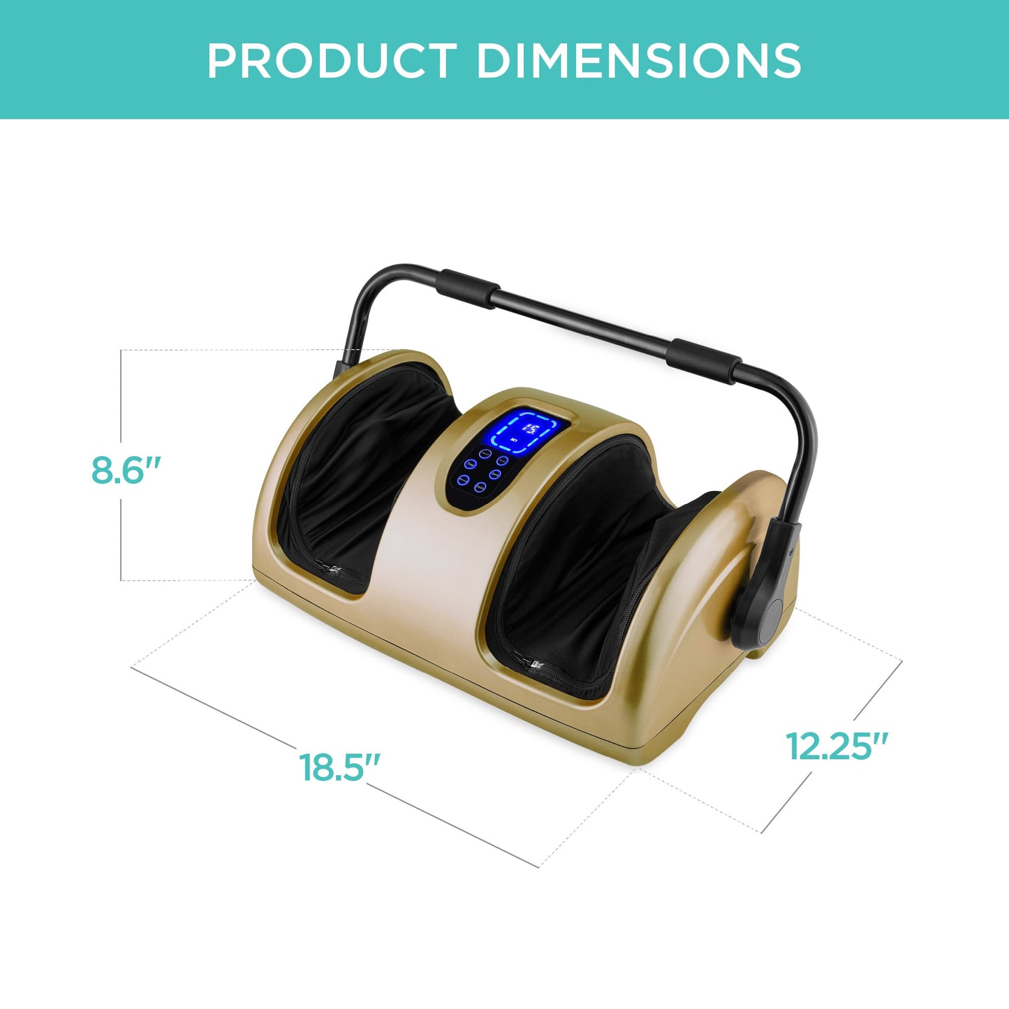 Reflexology Shiatsu Foot Massager with High-Intensity Rollers Remote Control for relaxation and daily self-care